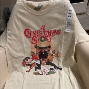 A Christmas Story Unisex Size Med T Shirt. 100% Cotton. NWT